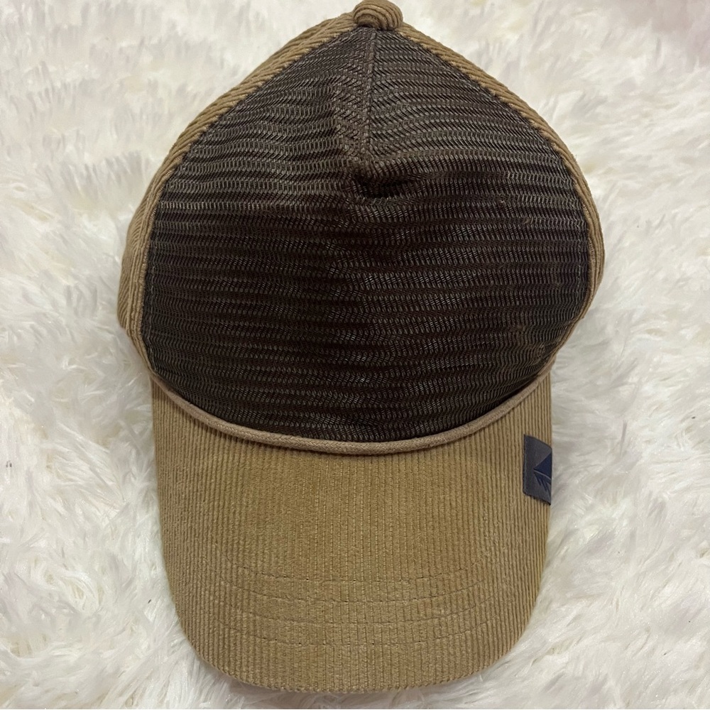 LL Bean Mesh Corduroy Snapback Hat OS